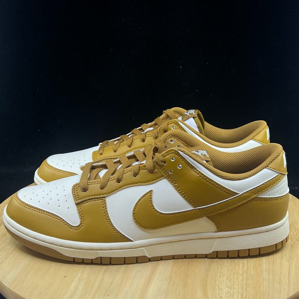 Men's Nike Dunk Low Retro Pale Ivory/Wheat-Pale Ivory (HF5441 108) Size 11.5 - Picture 7 of 10